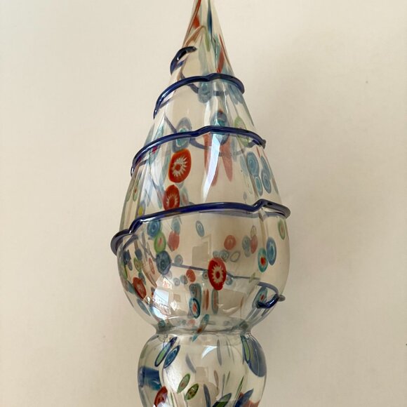 Large Vintage Murano Millefiori Glass Christmas Tree - Picture 7 of 12